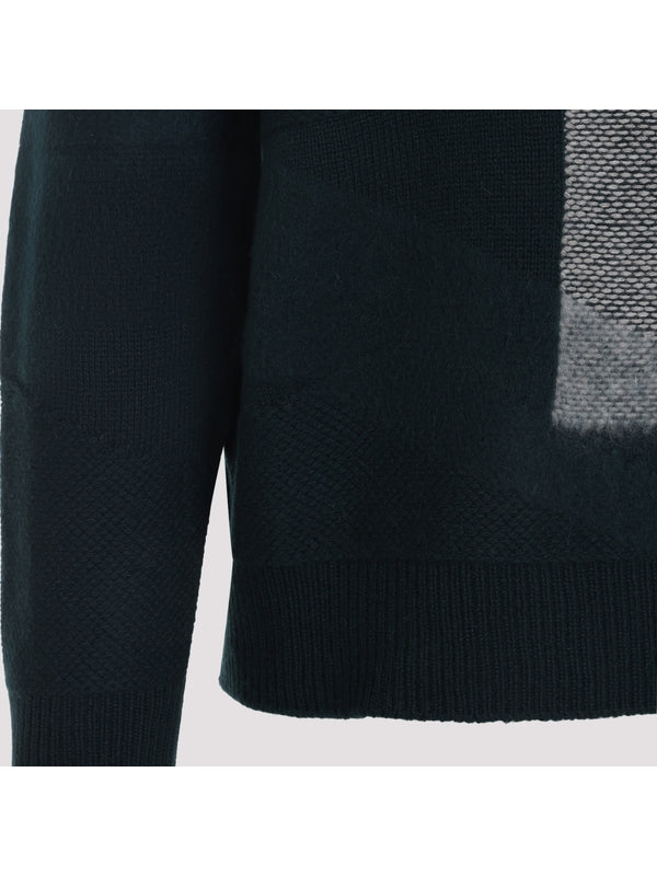 Z Zegna Green Knitted