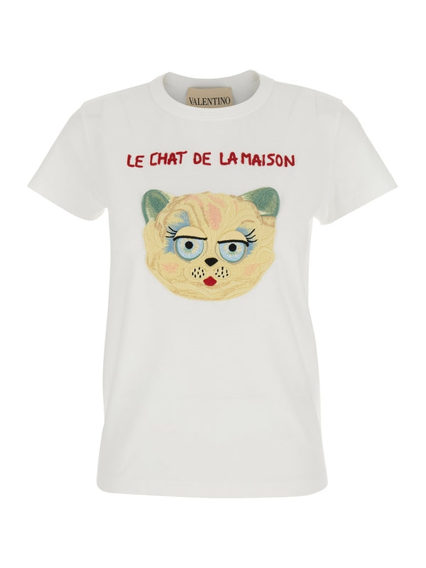 Valentino White Half Sleeve