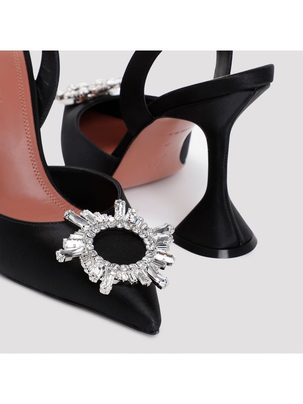 Begum Satin Slingback Heels