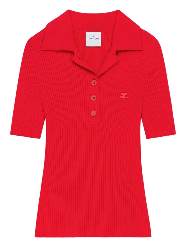 Courrèges Red Knitted