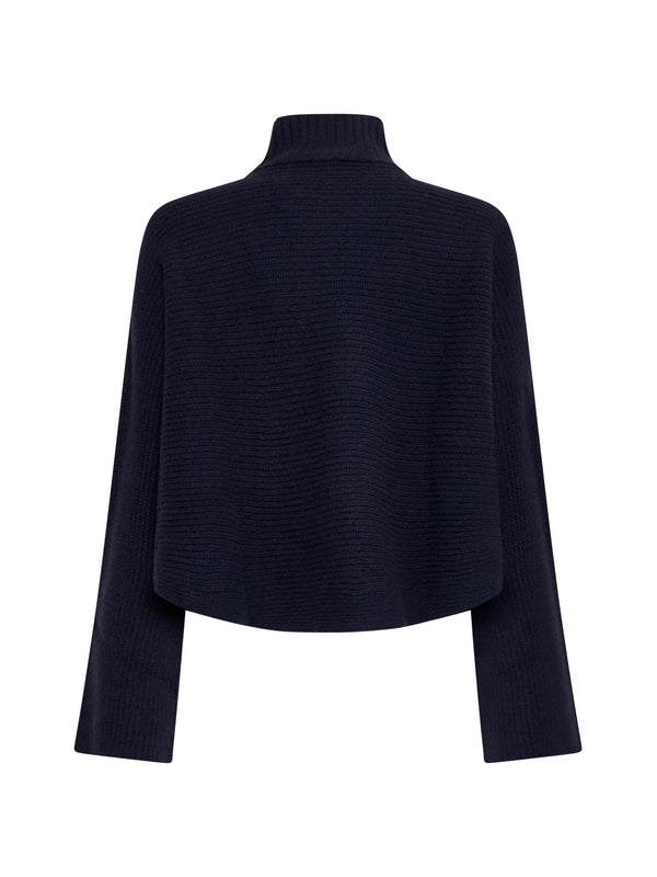 High-Neck Wool Knit