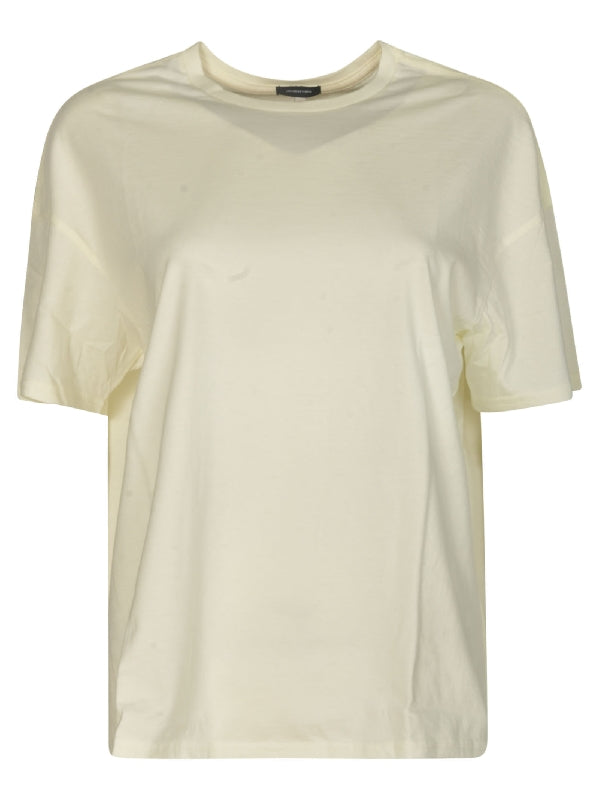 Cotton Cashmere Crew-neck T-shirt