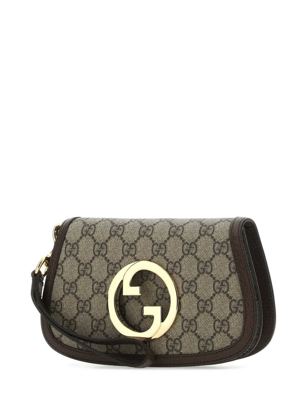Gucci Blondie Mini Brown Clutch Bags