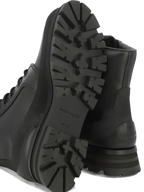 Wonder Leather Lace-up Boots