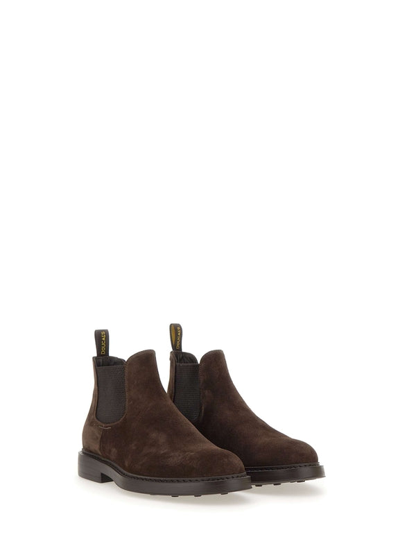 Brown Suede Chelsea Boots