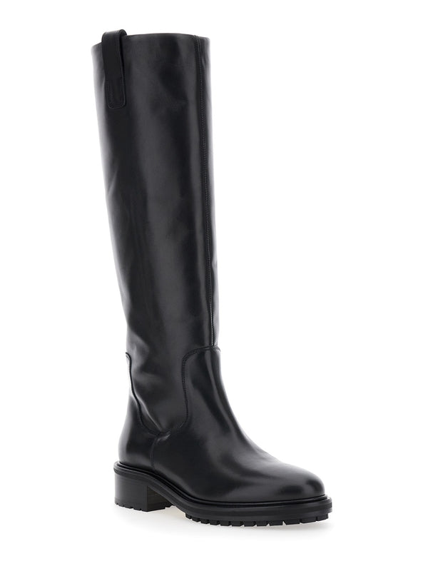 Aeyde Black High Boots