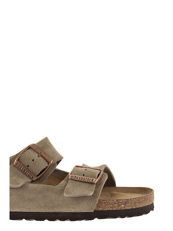 Arizona Strap Suede Sandals