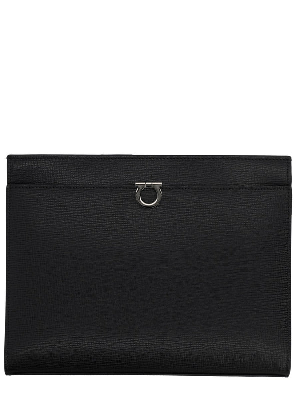Ferragamo Black Clutch Bags