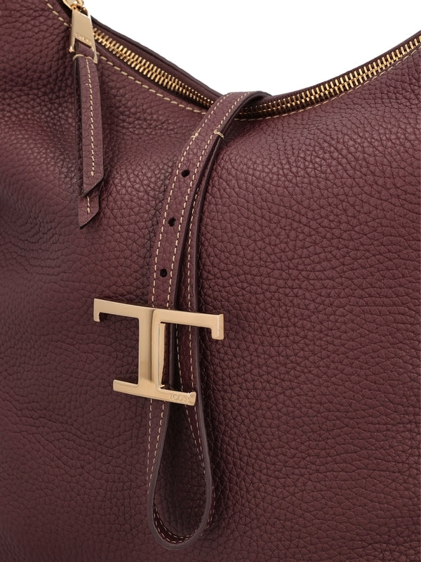 Tod's Burgundy Shoulder Bag