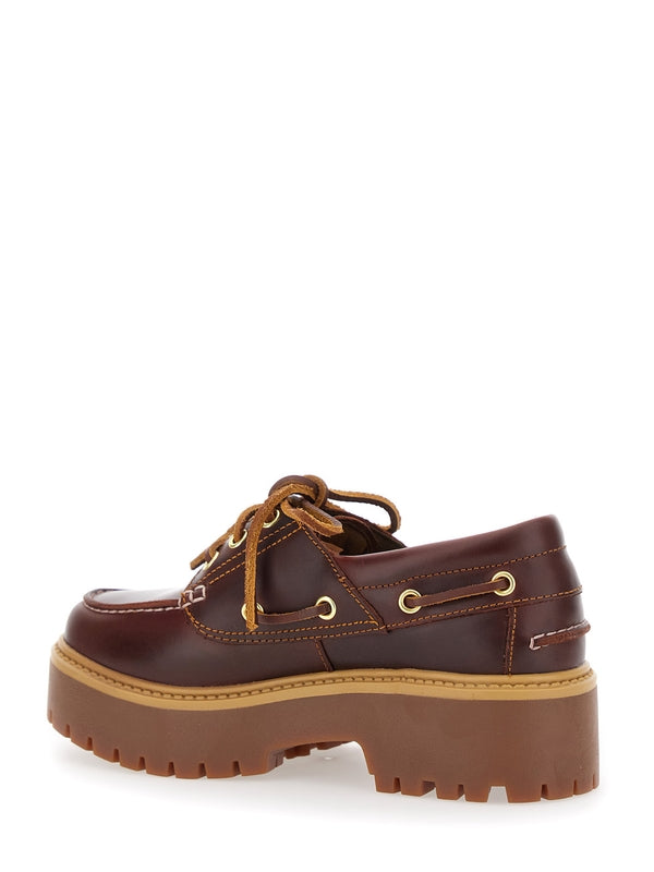 Timberland Brown Lace-Up Boots
