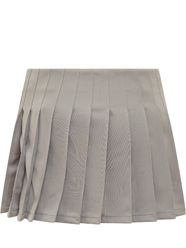 Back Pleat Detail Track Skirt