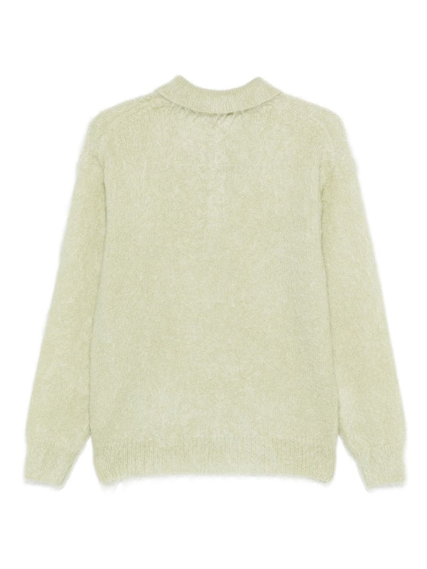 Mohair Wool Collar Knit