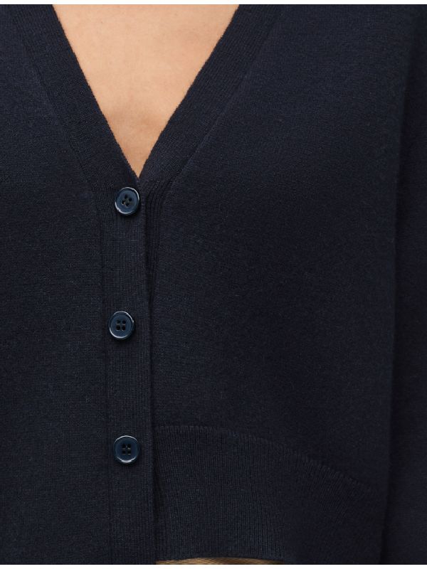 Asymmetric Cashmere
  Cardigan