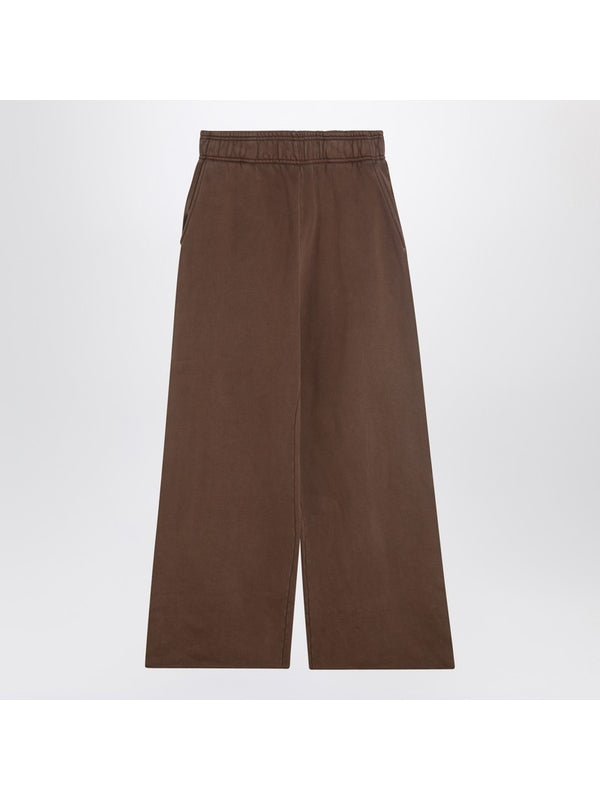 Banding Wide Cotton Pants