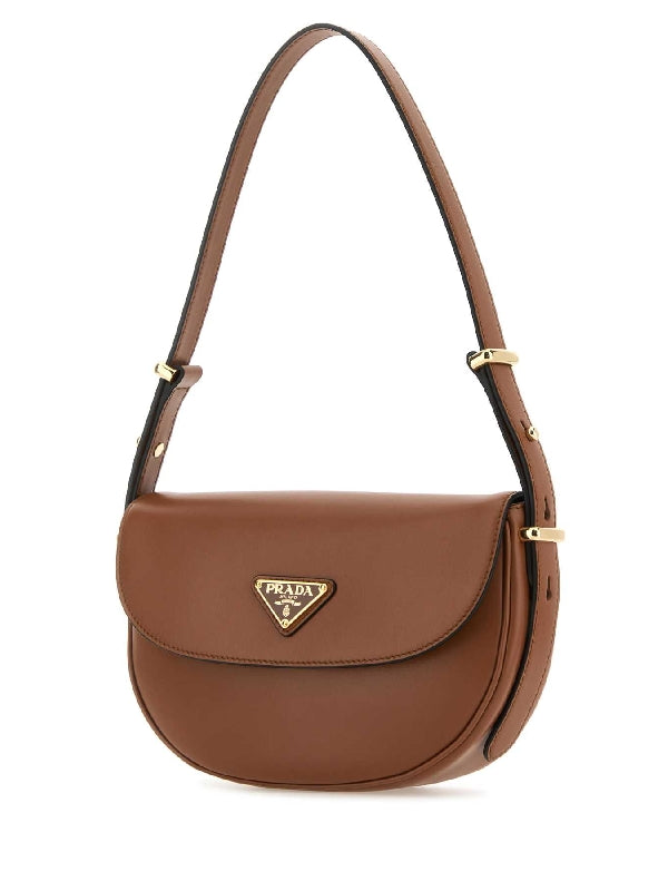 Arke Triangle Logo Leather Shoulder Bag