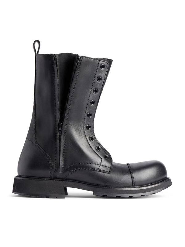 Truck Leather Lace-Up Boots