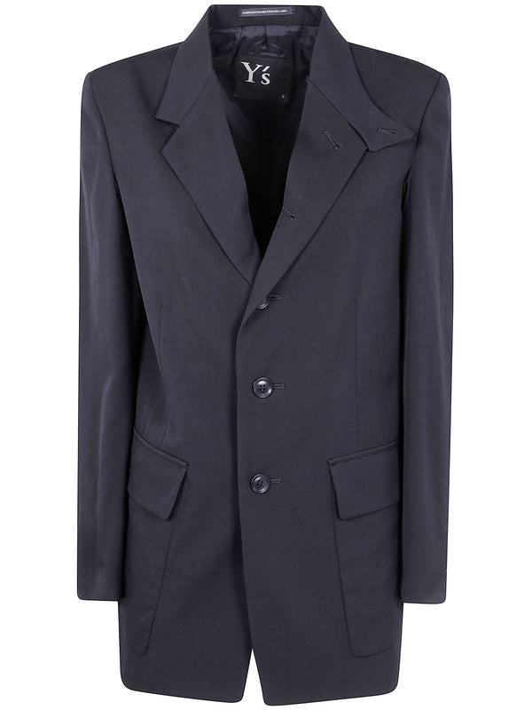 Yohji Yamamoto Navy Tailored Jacket
