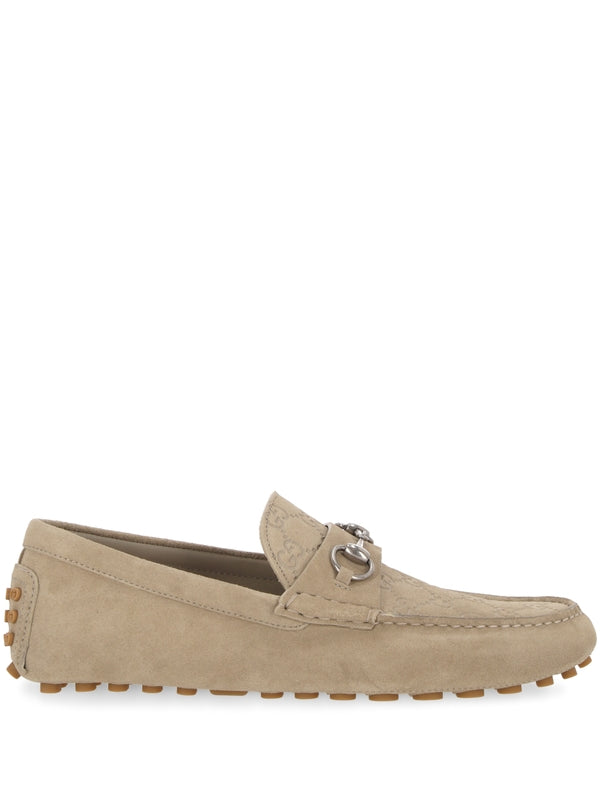 Horsebit GG Suede Loafer