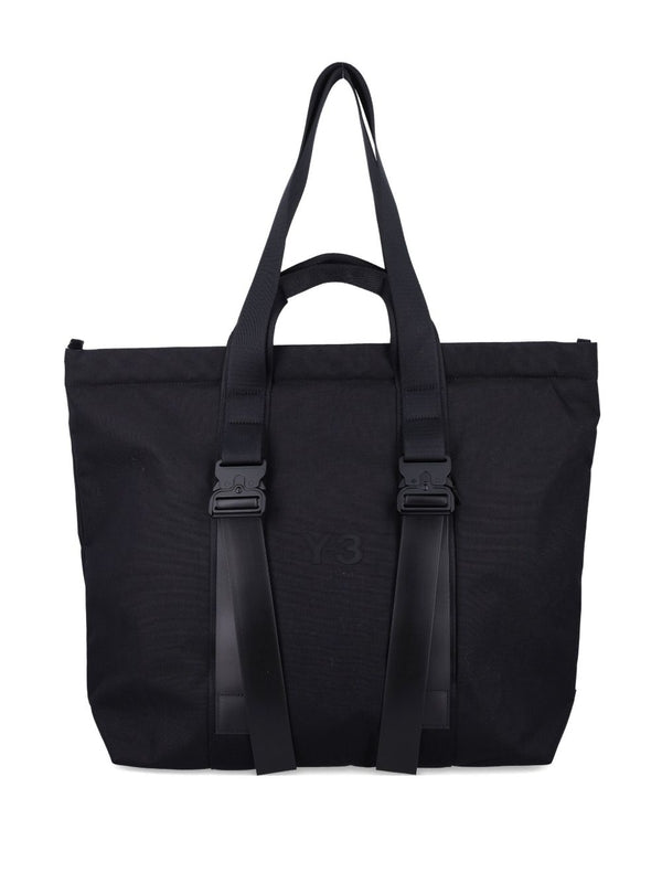 Y-3 Black Tote Bags