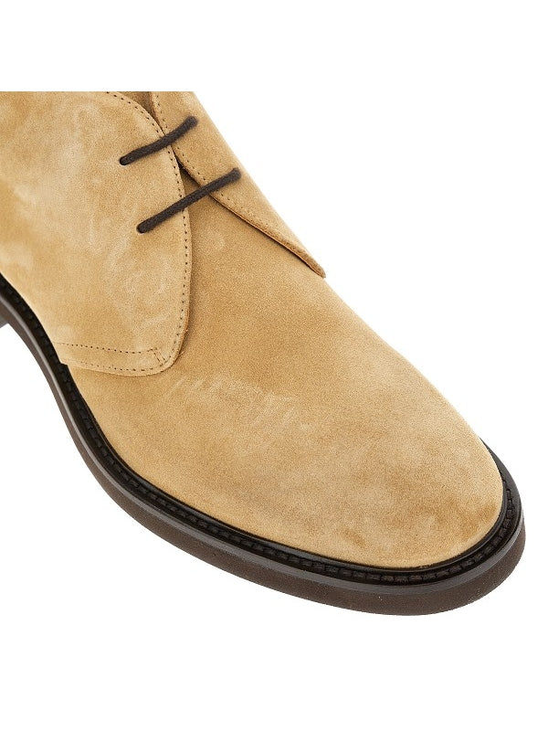 Suede Lace-Up Desert Boots