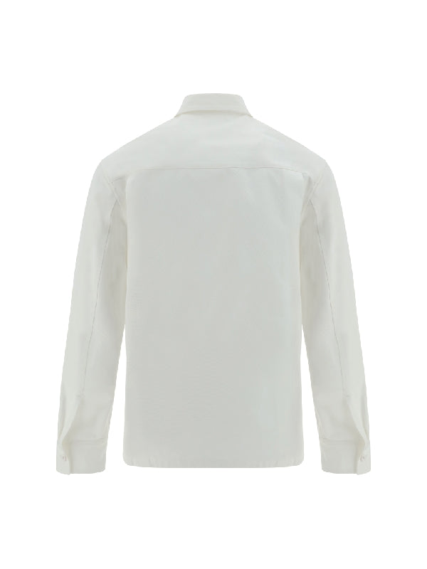 White Flappocket Longsleeve
  Shirt