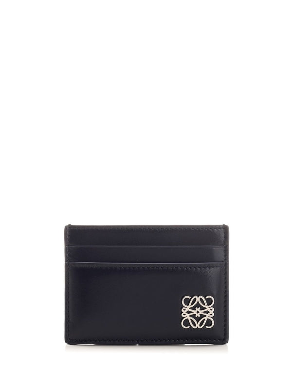 Anagram Logo Leather Card Wallet