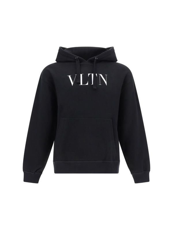 Vltn プリント コットン フード