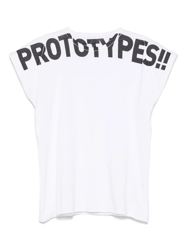Prototypes White Sleeveless Top