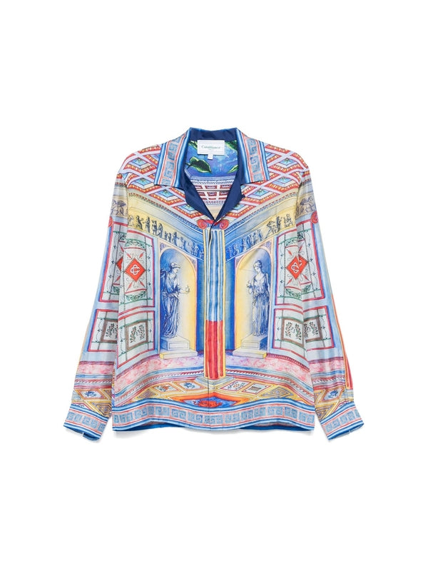 All-over Printing Silk Shirt