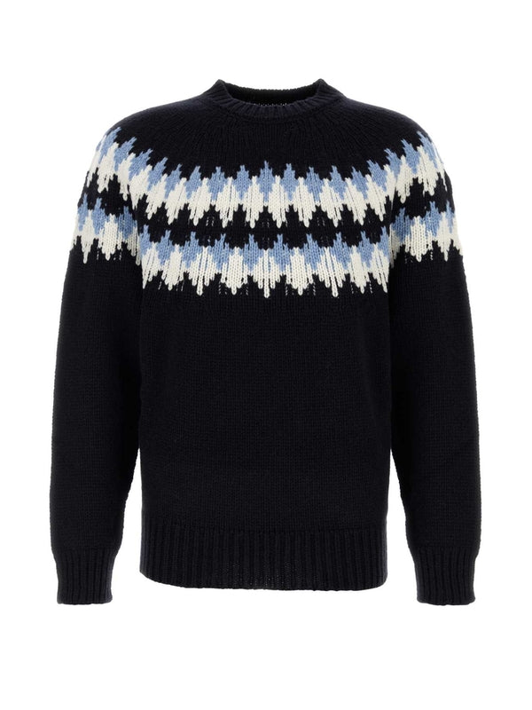 Pattern
  Jacquard Crewneck Knit