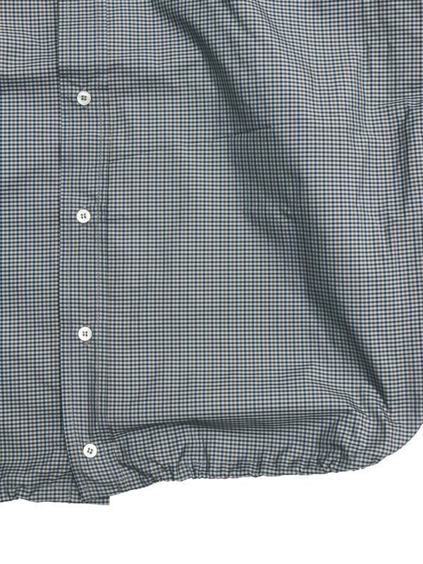 Backless Nylon Check Shirt