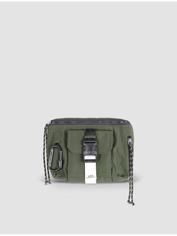 Logo Buckle Detail Nylon Belt Bag