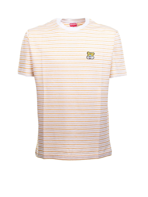 Verdy Embroidered Logo Stripe Short-sleeve T-shirt