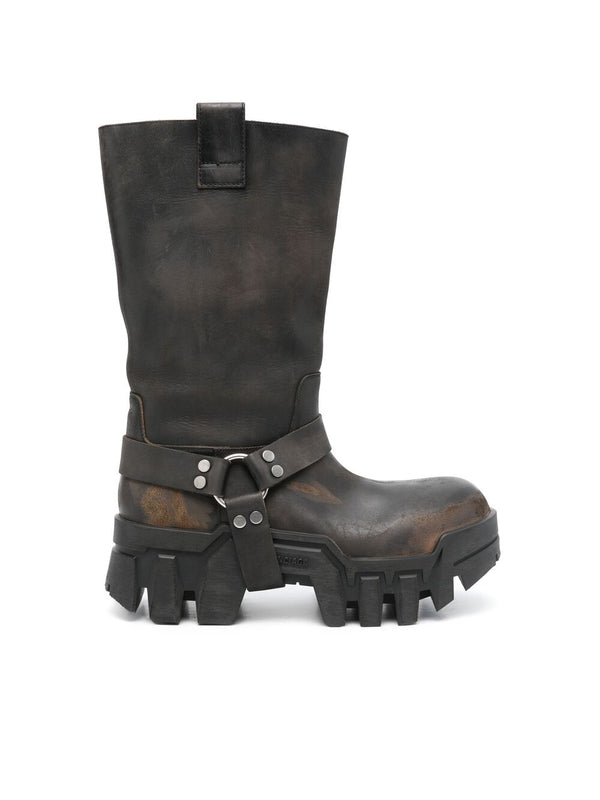 Bulldozer Harness Leather Mid Boots