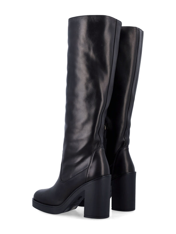 Bethenny 80 Leather High Boots