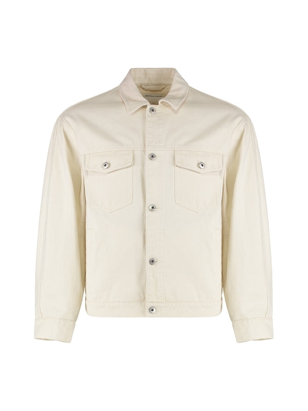 Intrecciato Patch Denim Jacket