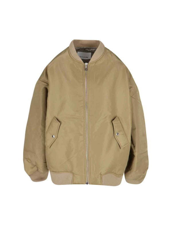 The Frankie Shop Beige Bomber