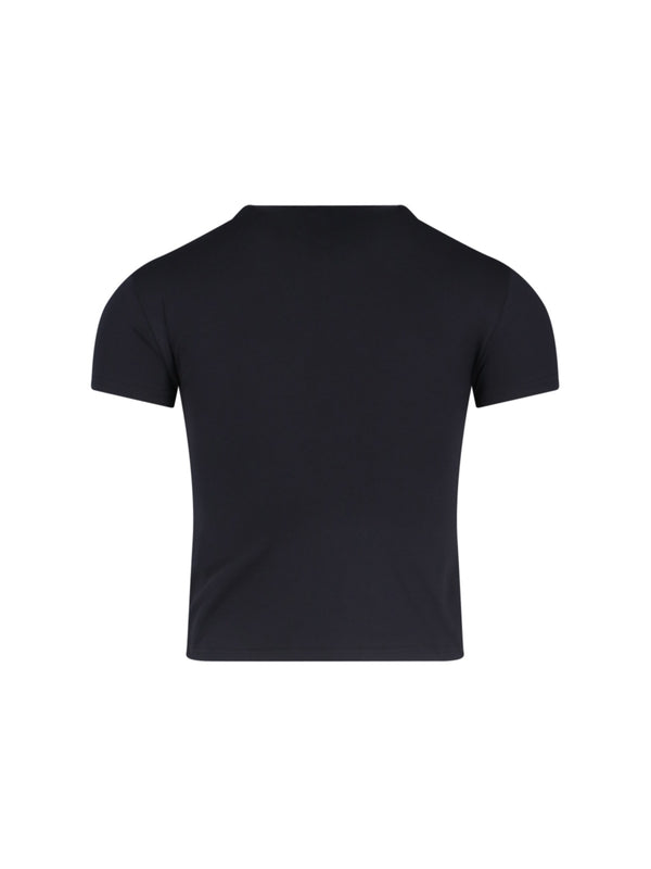 Logo Cotton Short Sleeve T-Shirt - Jente