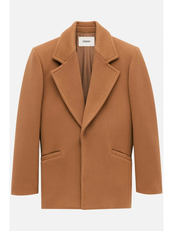 Wool Single-Breasted Jacket