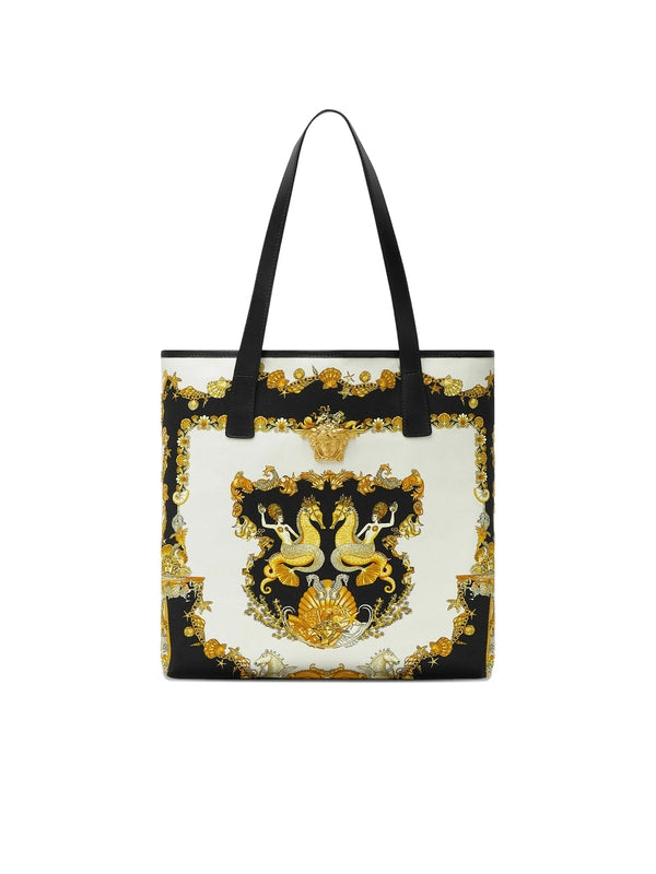 Versace Black Gold Tote Bags