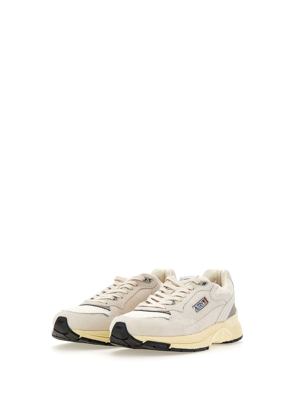 Autry Beige Low Top Sneakers