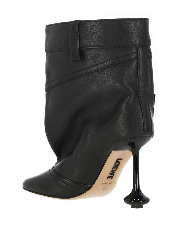 Toy Lambskin Ankle Boot Heel