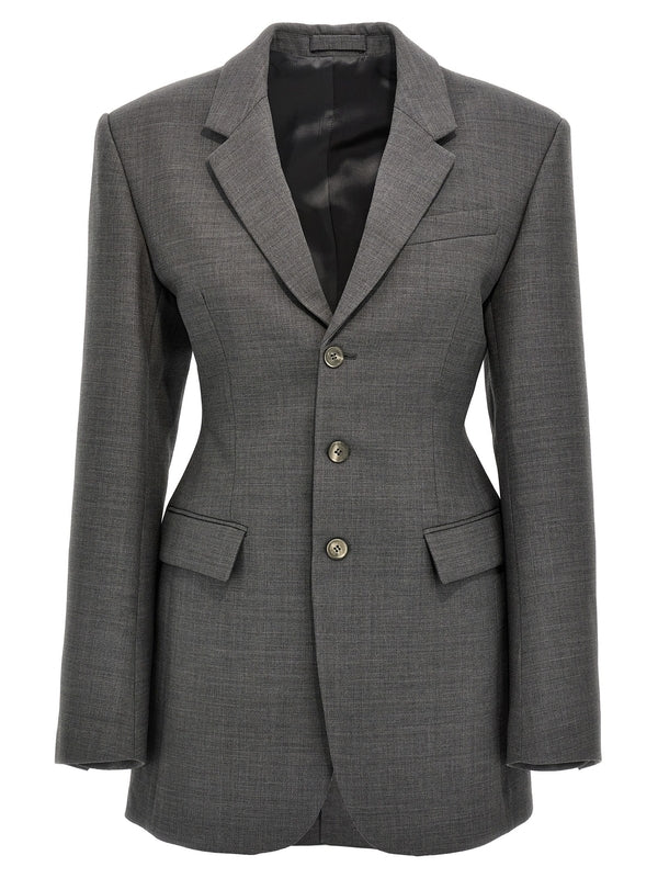 Single
  Breasted Wool Jacket