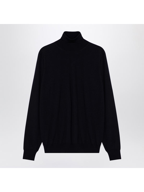 High Neck Wool Sweater