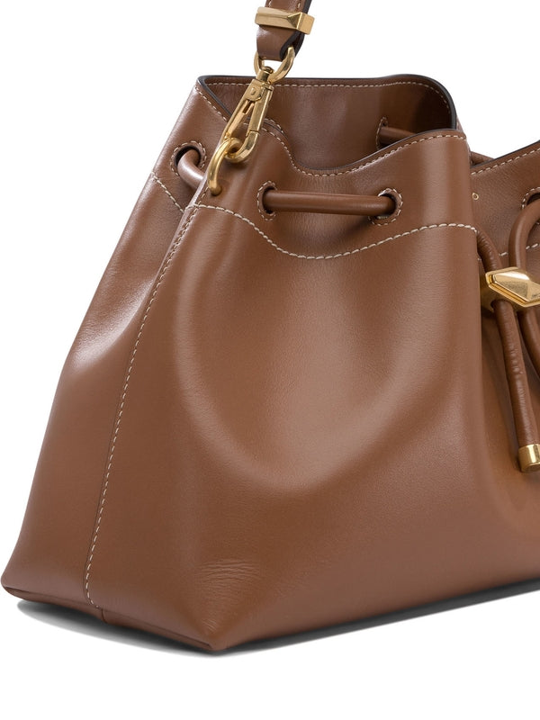 Bon Bon Leather Bucket Bag