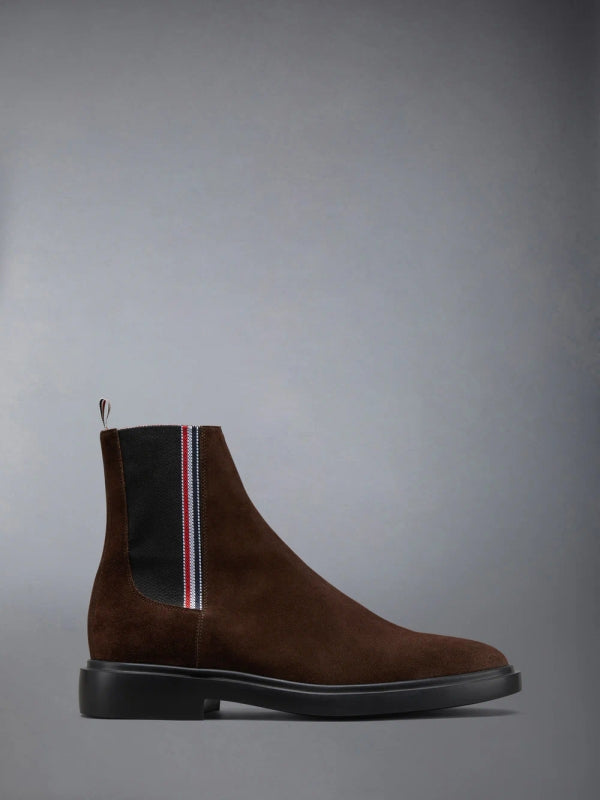 Thom Browne Brown Chelsea Boots