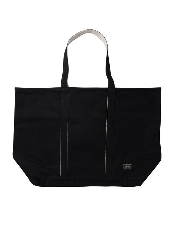 Logo Patch Canvas Tote Bag