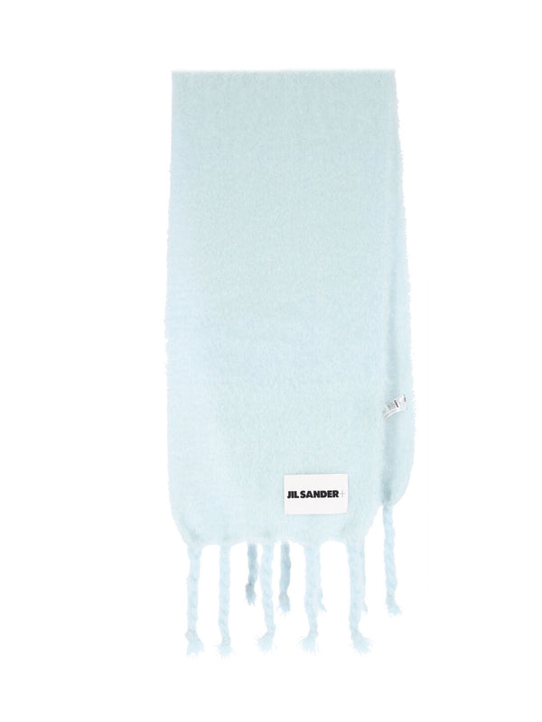 Jil Sander Skyblue Wool Mufflers