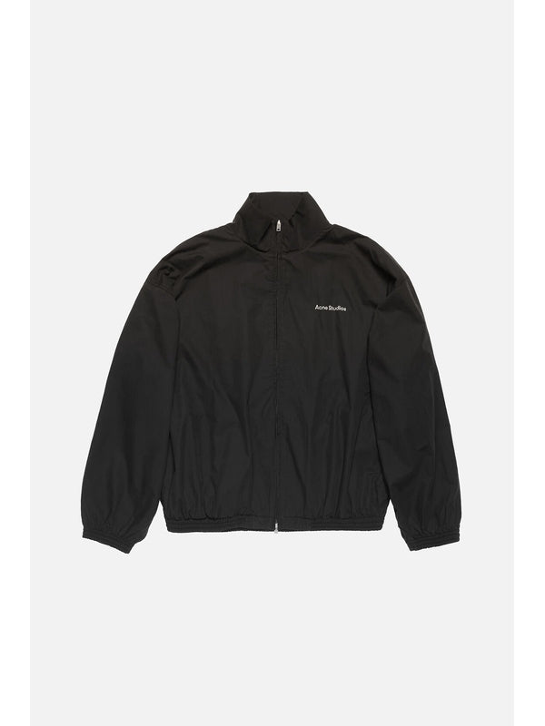 Acne Studios Black Logo Zipper Jacket