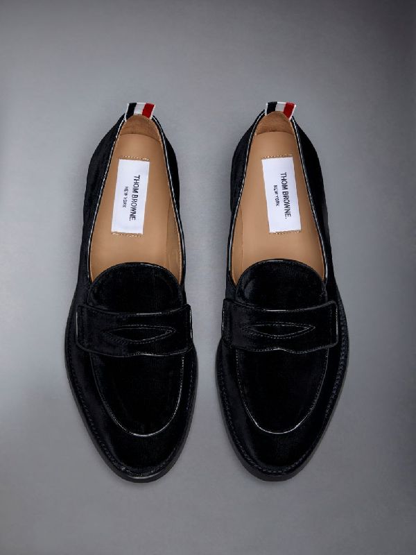 Velvet Flexible Penny Loafers